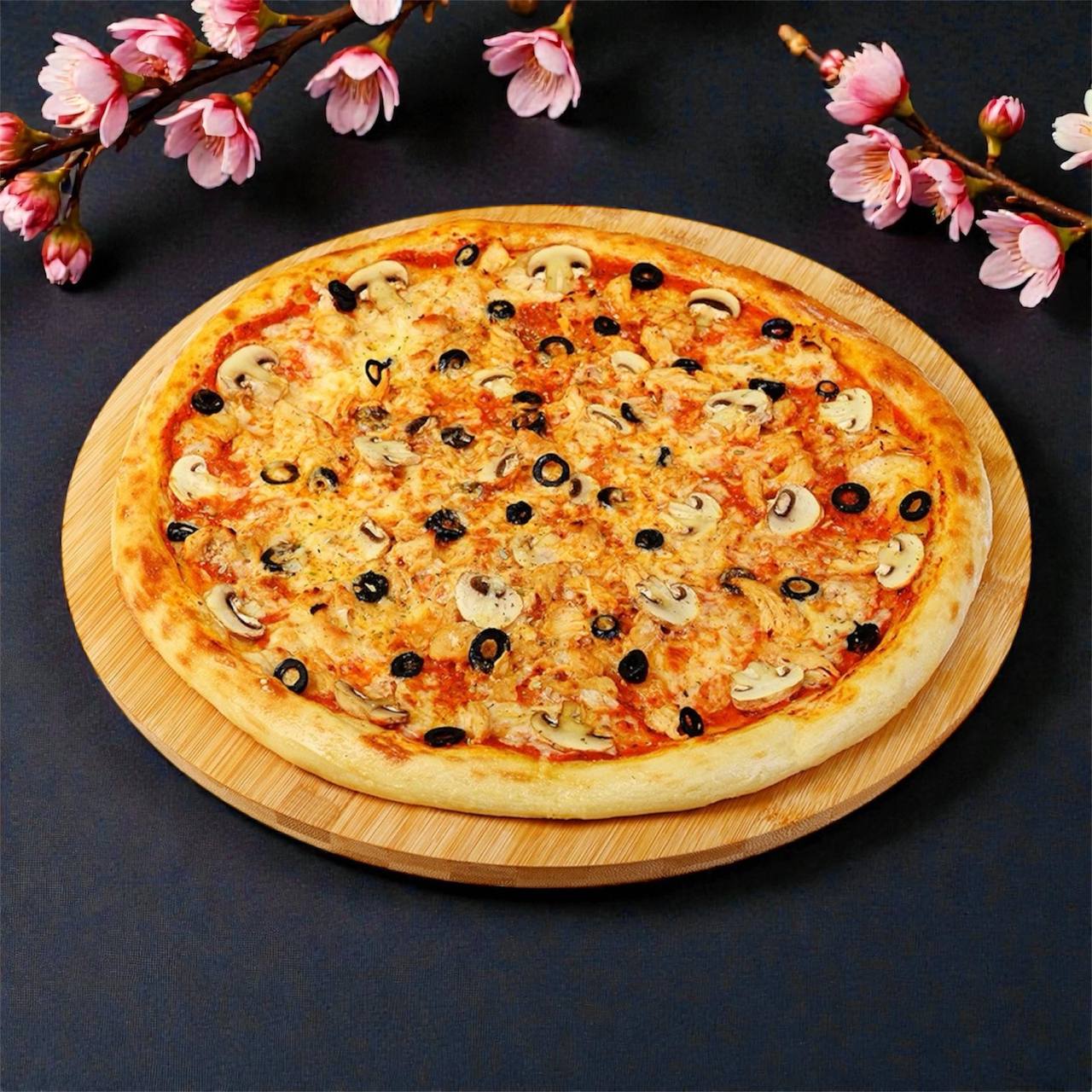 Курица грибы